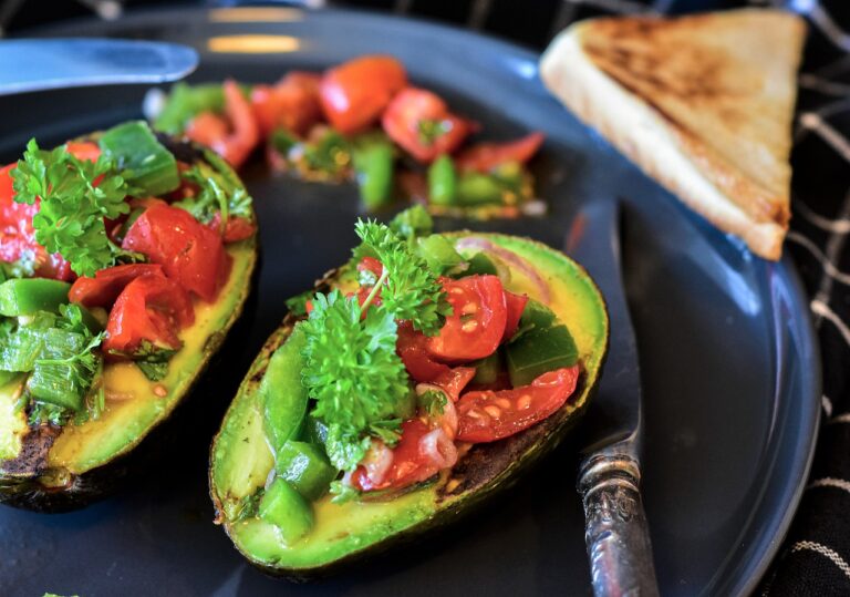 avocadoes, tomatoes, vegetables